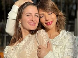 بالفيديو - أصالة تمنع ابنتها من الغناء