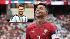 شاهد.. رونالدو يتجاهل ميسي!