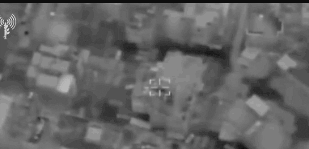 بالفيديو... إسرائيل تنشر مشاهد استهداف الضاحية الجنوبيّة أمس